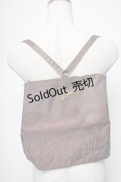 画像1: Q-pot. / メルティービターチョコレートリュック  ブラウン S-25-05-21-014-QP-BG-AS-ZS