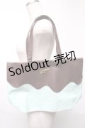 Q-pot. / ファスナー＆ポケット付チョコミントシェイクトートバッグ  ミント S-25-05-21-015-QP-BG-AS-ZS
