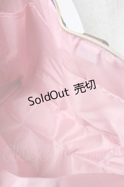 画像4: Q-pot. / ファスナー＆ポケット付チョコミントシェイクトートバッグ  ミント S-25-05-21-015-QP-BG-AS-ZS