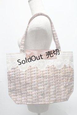 画像3: Q-pot. / ハニーバスケットパッカブルトートバッグ  ブラウン S-25-05-21-022-QP-BG-AS-ZS