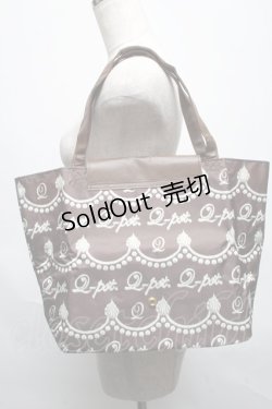 画像3: Q-pot. / ビターチョコレートケーキトートバッグ  ブラウン S-25-05-21-023-QP-BG-AS-ZS