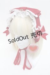 BABY,THE STARS SHINE BRIGHT / Amandineヘッドドレス  赤 S-25-05-22-008-BA-ZA-AS-ZS