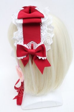 画像3: BABY,THE STARS SHINE BRIGHT / Amandineヘッドドレス  赤 S-25-05-22-008-BA-ZA-AS-ZS