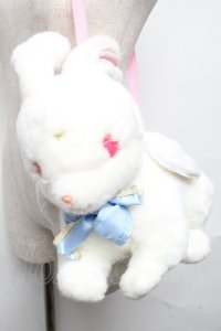 Angelic Pretty / Holy Bunnyバッグ  白 S-25-05-22-1040-AP-BG-AS-ZS