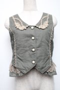 axes femme / レースベスト   S-25-05-22-1043-AX-BL-HR-ZS