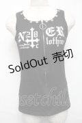 NieR Clothing / タンクトップ  黒 S-25-05-22-1044-PU-TO-AS-ZS