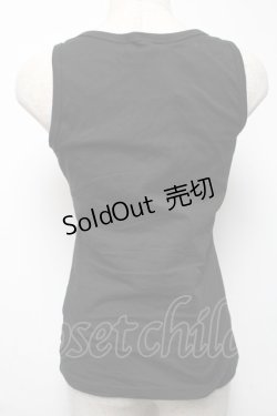 画像2: NieR Clothing / タンクトップ  黒 S-25-05-22-1044-PU-TO-AS-ZS