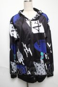 NieR Clothing / 転写パーカー  黒 S-25-05-22-1049-PU-TO-AS-ZS