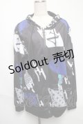 NieR Clothing / 転写パーカー  黒 S-25-05-22-1049-PU-TO-AS-ZS