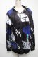 画像1: NieR Clothing / 転写パーカー  黒 S-25-05-22-1049-PU-TO-AS-ZS (1)