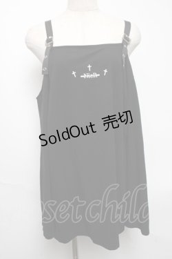 画像1: NieR Clothing / オフショルカットソー  黒 S-25-05-22-1052-PU-TO-AS-ZS