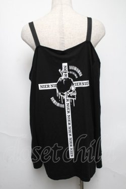 画像2: NieR Clothing / オフショルカットソー  黒 S-25-05-22-1052-PU-TO-AS-ZS