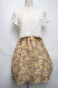 axes femme / ワンピース  イエロー S-25-05-22-1054-AX-TO-HR-ZS