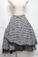 画像1: axes femme POETIQUE / ギンガムチェックイレヘムSK  黒ｘ白 S-25-05-22-1057-AX-SK-AS-ZS (1)