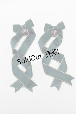 画像1: MERCIMEL / チョコレートバレッタ  グリーン S-25-05-22-1010-LO-AC-HR-ZS