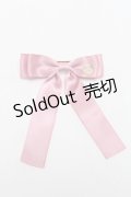 Maison de FLEUR / リボンバレッタ  ピンク S-25-05-22-1011-LO-AC-HR-ZS