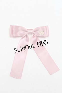 画像1: Maison de FLEUR / リボンバレッタ  ピンク S-25-05-22-1011-LO-AC-HR-ZS