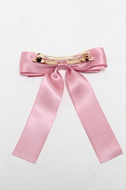 画像2: Maison de FLEUR / リボンバレッタ  ピンク S-25-05-22-1011-LO-AC-HR-ZS