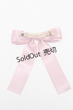 画像2: Maison de FLEUR / リボンバレッタ  ピンク S-25-05-22-1011-LO-AC-HR-ZS