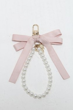 画像2: Maison de FLEUR / リボンパールストラップ  ピンク S-25-05-22-1012-LO-ZA-HR-ZS