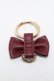 画像2: Maison de FLEUR / リボンキーリング  ワイン S-25-05-22-1013-LO-BG-HR-ZS (2)