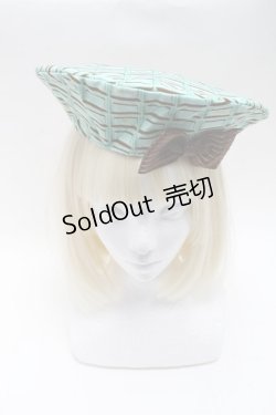 画像2: LOLITA / チョコミント柄ベレー  ミント S-25-05-22-1018-LO-AC-HR-ZS