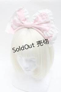BABY,THE STARS SHINE BRIGHT / レースリボンカチューシャ  ピンク S-25-05-22-1021-BA-ZA-HR-ZS