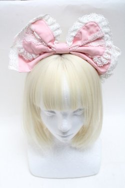 画像2: BABY,THE STARS SHINE BRIGHT / レースリボンカチューシャ  ピンク S-25-05-22-1021-BA-ZA-HR-ZS