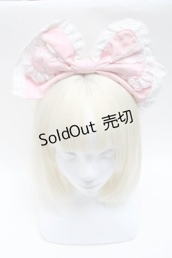 画像2: BABY,THE STARS SHINE BRIGHT / レースリボンカチューシャ  ピンク S-25-05-22-1021-BA-ZA-HR-ZS