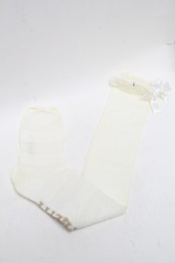 画像1: Angelic Pretty / Dolly Crossオーバーニー  アイボリー S-25-05-22-1026-AP-ZA-HR-ZS