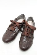 m petit by misako / NINA’Sコラボシューズ  ブラウン S-25-05-22-1032-LO-SH-HR-ZS