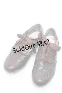 m petit by misako / NINA’Sコラボシューズ  ブラウン S-25-05-22-1032-LO-SH-HR-ZS