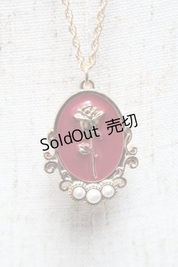 画像1: m petit by misako / バラネックレス  ワイン S-25-05-22-1034-LO-AC-HR-ZS