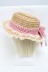 画像3: Angelic Pretty / LovelyチェックストローHat  オフｘ赤 S-25-05-22-011-AP-AC-AS-ZS (3)