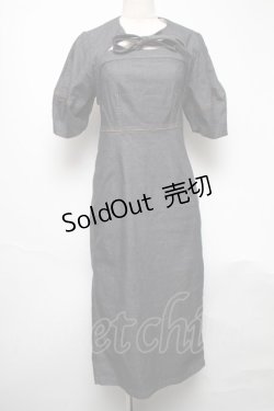画像1: Lily Brown / デニムワンピース＆ボレロ  ブラックデニム S-25-05-22-023-EL-OP-AS-ZS