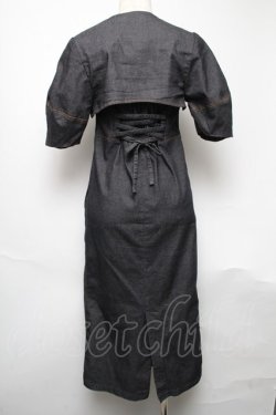 画像2: Lily Brown / デニムワンピース＆ボレロ  ブラックデニム S-25-05-22-023-EL-OP-AS-ZS