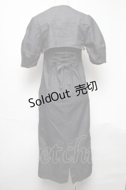 画像2: Lily Brown / デニムワンピース＆ボレロ  ブラックデニム S-25-05-22-023-EL-OP-AS-ZS