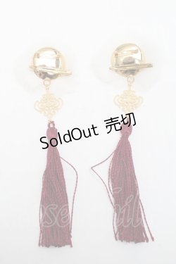 画像2: Amavel / チャイナヘアクリップ  白ｘエンジ S-25-05-22-003-CA-AC-HR-ZS