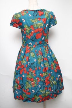 画像2: Jane Marple / springガーデンプリントのハイウエストホルターサンドレス  ブルー S-25-05-22-024-JM-SK-HR-ZS