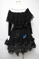 画像2: 星箱works / ユリシスファンタジーケープカラーワンピース S 黒 S-25-05-22-027-PU-OP-HR-ZS (2)
