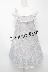 axes femme / ワンピース  サックスｘ黒 S-25-05-22-035-AX-TO-AS-ZS