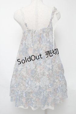 画像2: axes femme / ワンピース  サックスｘ黒 S-25-05-22-035-AX-TO-AS-ZS