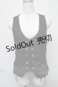 axes femme / はしごレースベスト  黒 S-25-05-23-054-AX-BL-AS-ZS