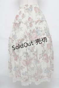 axes femme / 花柄ロングスカート  オフ S-25-05-23-057-AX-SK-AS-ZS