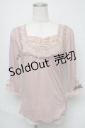 axes femme / インナープルオーバー  ピンク S-25-05-23-015-AX-TO-AS-ZS