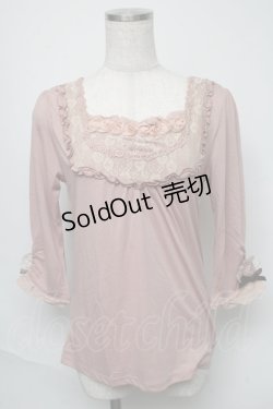 画像1: axes femme / インナープルオーバー  ピンク S-25-05-23-015-AX-TO-AS-ZS