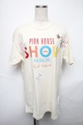 Karl Helmut / ロゴｘトランププリントTシャツ  キナリ S-25-05-23-002-EL-TO-HR-ZS