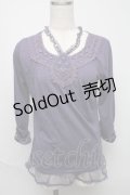 axes femme / インナープルオーバー  紫 S-25-05-23-019-AX-TO-AS-ZS