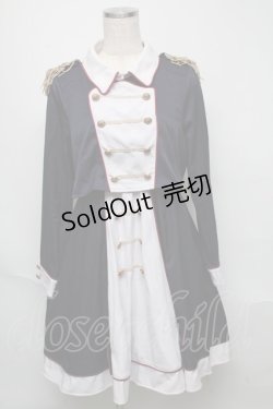 画像1: Amavel / Royal Palace Fanfareミドル丈ワンピース  ネイビー S-25-05-23-029-CA-OP-HR-ZS
