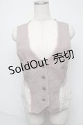 axes femme / シフォンデザインベスト   S-25-05-23-043-AX-TO-AS-ZS